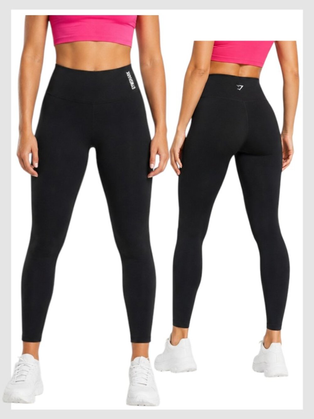 Gymshark Leggings Black Seamless High Rise XS